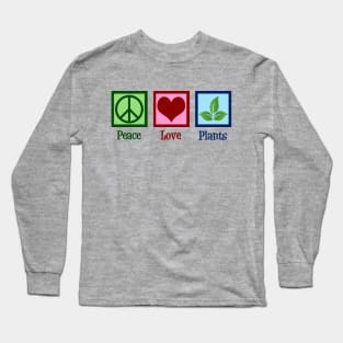 Peace Love Plants Long Sleeve T-Shirt